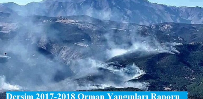 Dersim Orman Yangınları Raporu