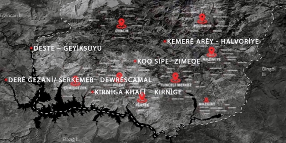 38’den Kalma Katliam Yerleri ve Toplu Mezarlar