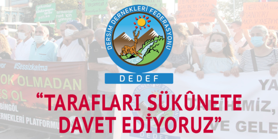 DEDEF’ten sükunet çağrısı