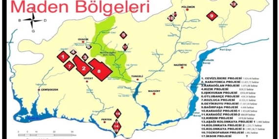 İliç’te siyanür sızdıran şirket, gözünü Dersim’e dikti
