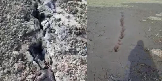 Deprem sonrası tedirgin eden görüntü: Elazığ’da ikinci zemin sıvılaşması vakası!