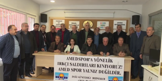 Doğu-Güneydoğu Dernekler Platformu’ndan Amedspor’a yönelik ırkçı saldırıya tepki: Amed’in 12 bin yıllık tarihi var