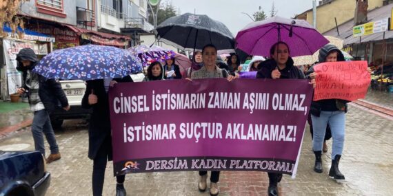 Dersim Kadın Platformu, Hozat’ta yaşanan cinsel istismarı protesto etti