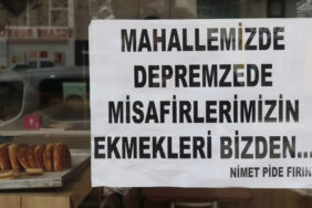 Sivaslı fırıncıdan örnek davranış: Depremzede misafirlerimizin ekmekleri bizden