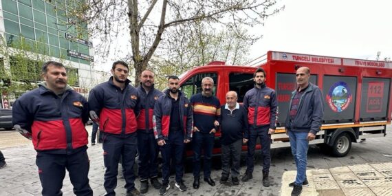 İş insanlarından Dersim Belediyesi’ne bedelsiz ve şartsız arama kurtarma aracı hibesi