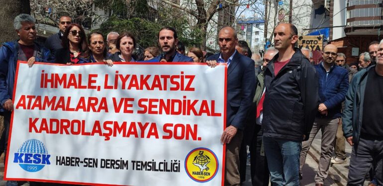 Dersim PTT’de liyakatsiz atama protestosu