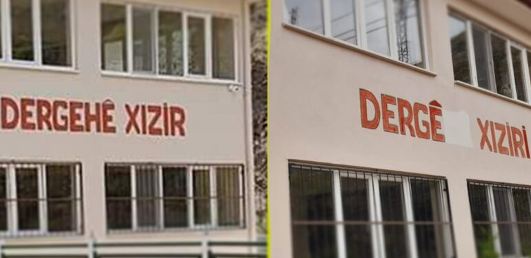 Dergehê Xızır’daki Türkçe olmayan harflerin askerlerce silinmesi, İçişleri Bakanı’na soruldu