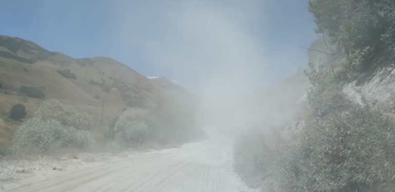 Pülümür’de krom madenciliği yapan şirket Gersunut köyünü toza boğuyor