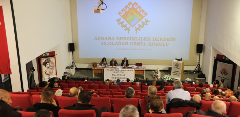 Ankara Dersimliler Derneği 15.Olağan Kurulu’nu yaptı