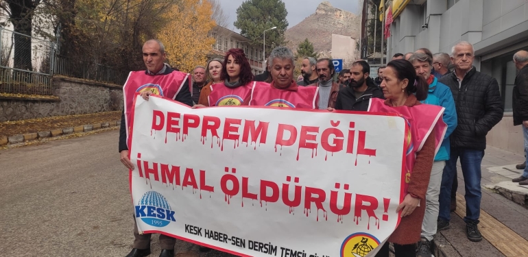 Haber-Sen Dersim: Hasarlı binalar boşaltılsın