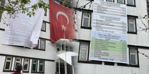 Dersim Belediyesi’nin borcu ikiye katlandı: 183 milyon lira