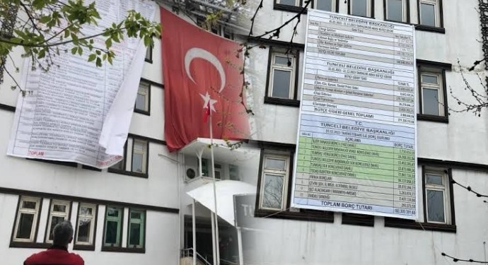 Dersim Belediyesi’nin borcu ikiye katlandı: 183 milyon lira