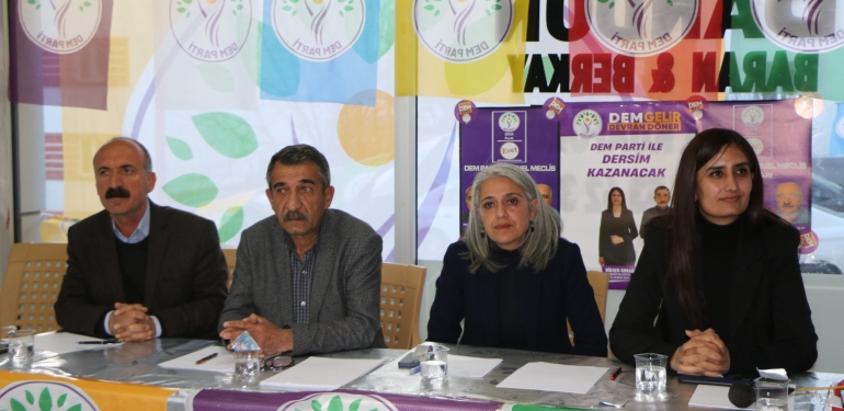 Dersim İttifakı’nın adaylarından halk buluşması: Dersim’i Dersim yapacağız