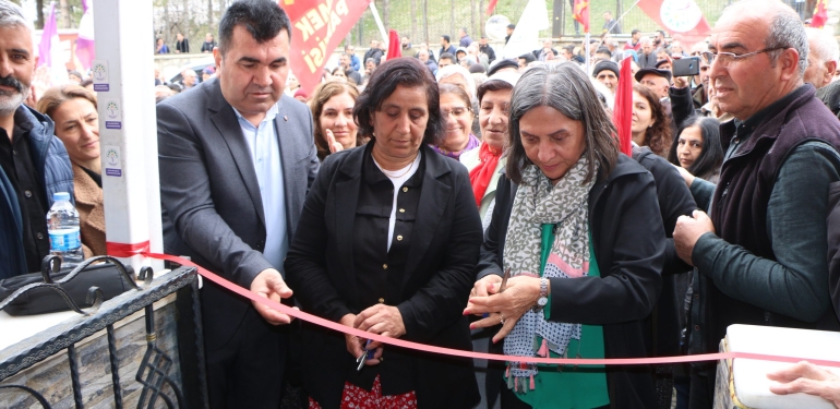 Dersim İttifakı, Pertek’te seçim bürosu açtı: Bu seçim sadece belediye seçimi değil, bir rejim seçimidir