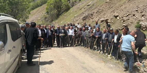 Hakkari’de köylülerin madene karşı başlattığı eylem ikinci haftasına girdi