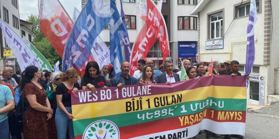 Dersim’de coşkulu 1 Mayıs kutlaması