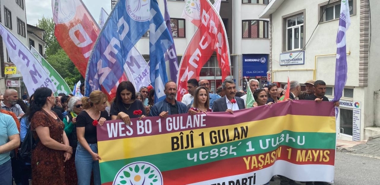 Dersim’de coşkulu 1 Mayıs kutlaması
