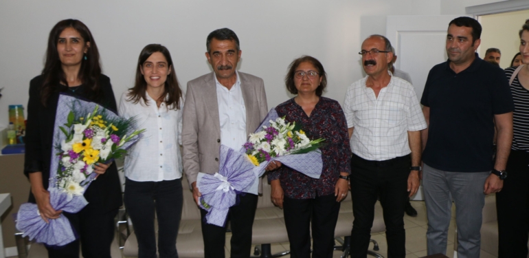 Batman Belediye Eş Başkanı Sönük, Dersim Belediyesi’ni ziyaret etti