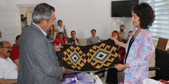 Mardin Büyükşehir Belediyesi Eş Başkanı Devrim Demir Dersim Belediyesi’ni ziyaret etti