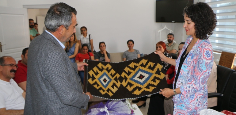 Mardin Büyükşehir Belediyesi Eş Başkanı Devrim Demir Dersim Belediyesi’ni ziyaret etti