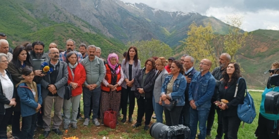 Dersim Soykırımı’nın 87. yılında, Seyit Rıza’nın köyünde 40 fidan dikildi