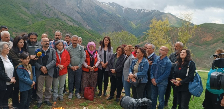 Dersim Soykırımı’nın 87. yılında, Seyit Rıza’nın köyünde 40 fidan dikildi