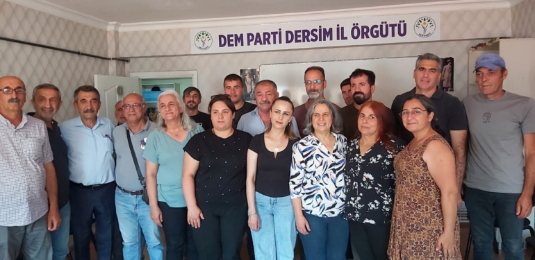 Gültan Kışanak, Dersim’de: DEM Parti’yi ziyaret etti