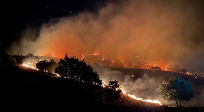 Dersim’de çıkan yangın söndürüldü