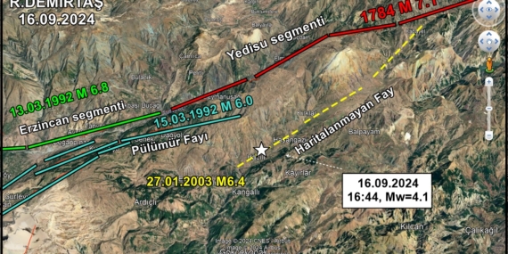 Deprem uzmanı Demirtaş: Dersim depremi Diri Fay Haritası’nda yer almayan bir fayda gerçekleşti