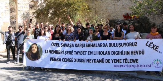 DEM Parti Gençlik Meclisi Dersim’den seslendi: Gülistan Doku nerede?