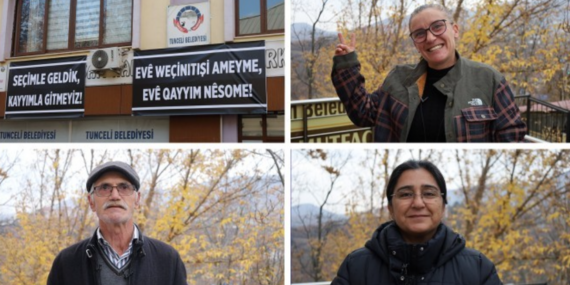 Dersim Belediyesinde nöbet eylemi sürüyor: Dersim’e sefer olur ama zafer olmaz