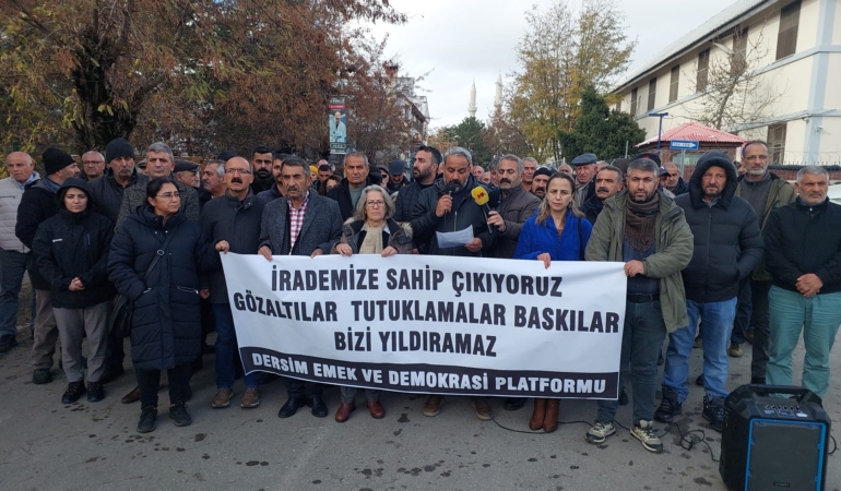 Dersim’de operasyonlara ve kayyum atamalarına karşı açıklama