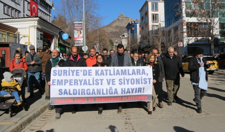 Dersim’de Suriye açıklaması: Alevilere yönelik saldırılara dikkat çekildi