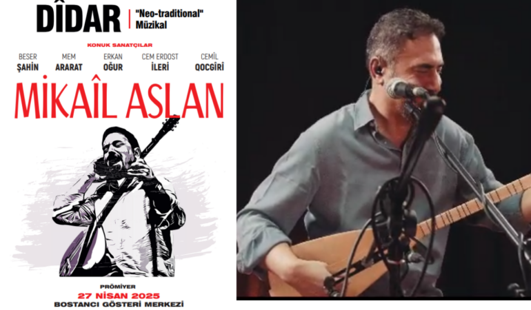 Mikaîl Aslan’dan 30’uncu sanat yılında ‘Dîdar’ müzikali