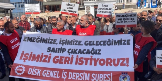 Dersim Belediyesi’nde İşten Çıkarmalar Protesto Edildi