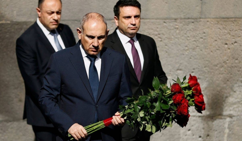 Ermenistan Başbakanı Paşinyan: Soykırım, ulusal olduğu kadar kişisel bir trajedidir