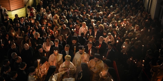 İstanbul’da paskalya töreni düzenlendi