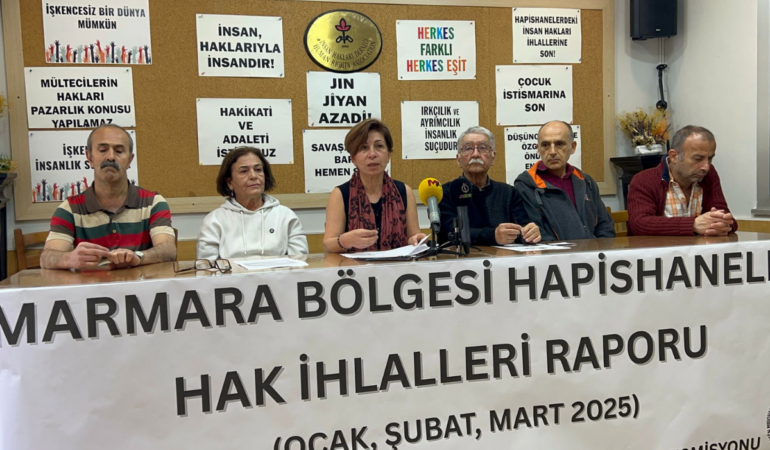 Marmara hapishanelerinde üç ayda 1249 hak ihlali gerçekleşti