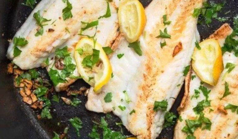 Sarımsaklı tereyağlı levrek