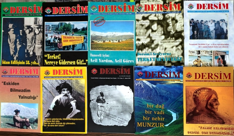 Dersim Dergisi kütüphanelerde