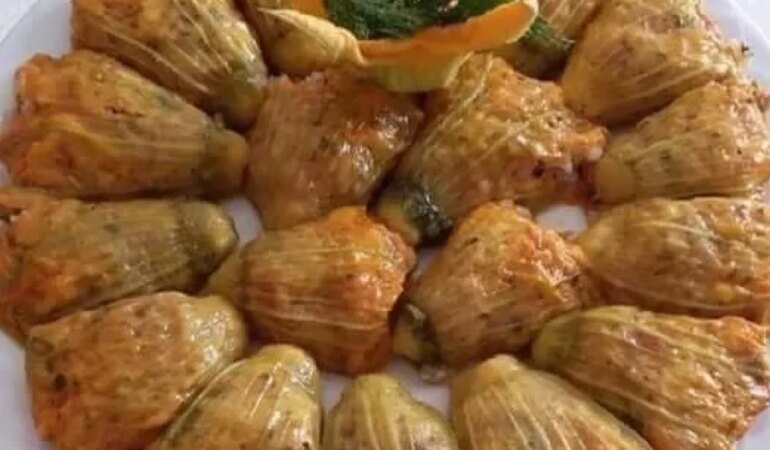 Kabak çiçeği dolması nasıl yapılır?