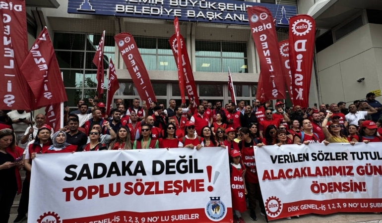 İzBB’ye grev kararı asıldı, Konak Belediyesi’nde grev başladı