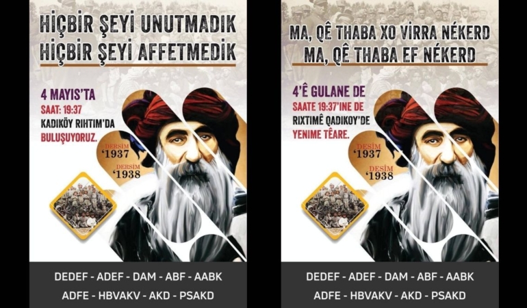 4 Mayıs (Roza Şae/ Kara Gün) anmasına Çağrımızdır