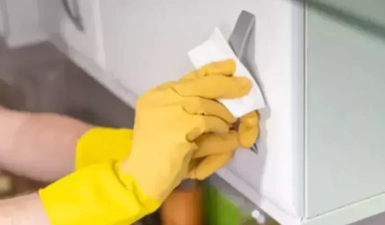 Yağlı mutfak dolapları için en iyi temizlik formülleri