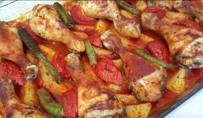 Fırında sebzeli tavuk nasıl yapılır?