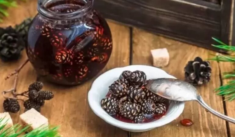 Evde kolayca yapılabilen kozalak şurubu tarifi