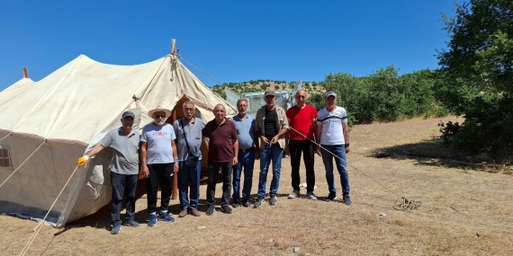 Sekasur’da kum ocağına karşı nöbet