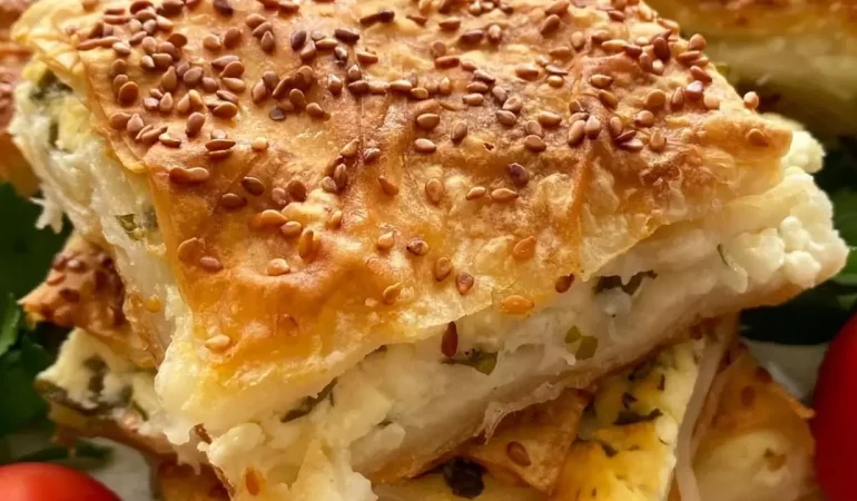 Peynirli Tepsi Böreği Tarifi