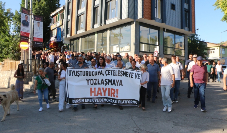 Dersim’de “Uyuşturucuya ve Çeteleşmeye Hayır” Yürüyüşü