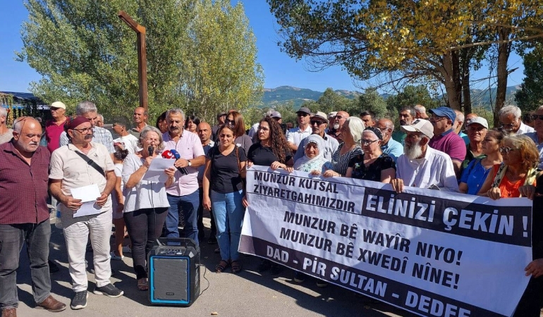 Alevi kurumlarından Munzur’da mescit protestosu: Amaç Alevi inancını yok etmek